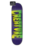 Creature Logo Stumps Skateboard Deck 8.25"