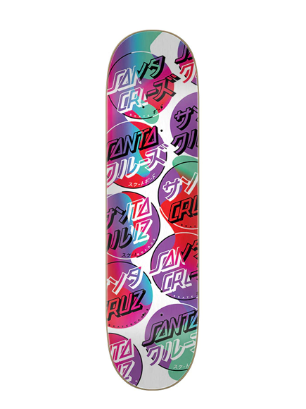 Santa Cruz Japanese Morph Dot VX + Everslick Skateboard Deck 8