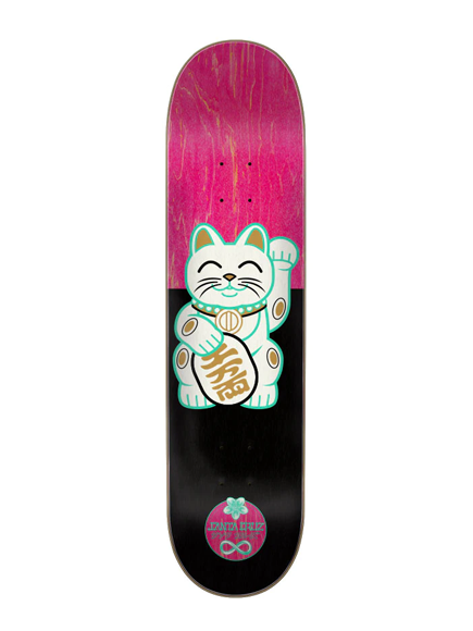 Santa Cruz Lucky Cat 7 Ply Birch Skateboard Deck 7.75